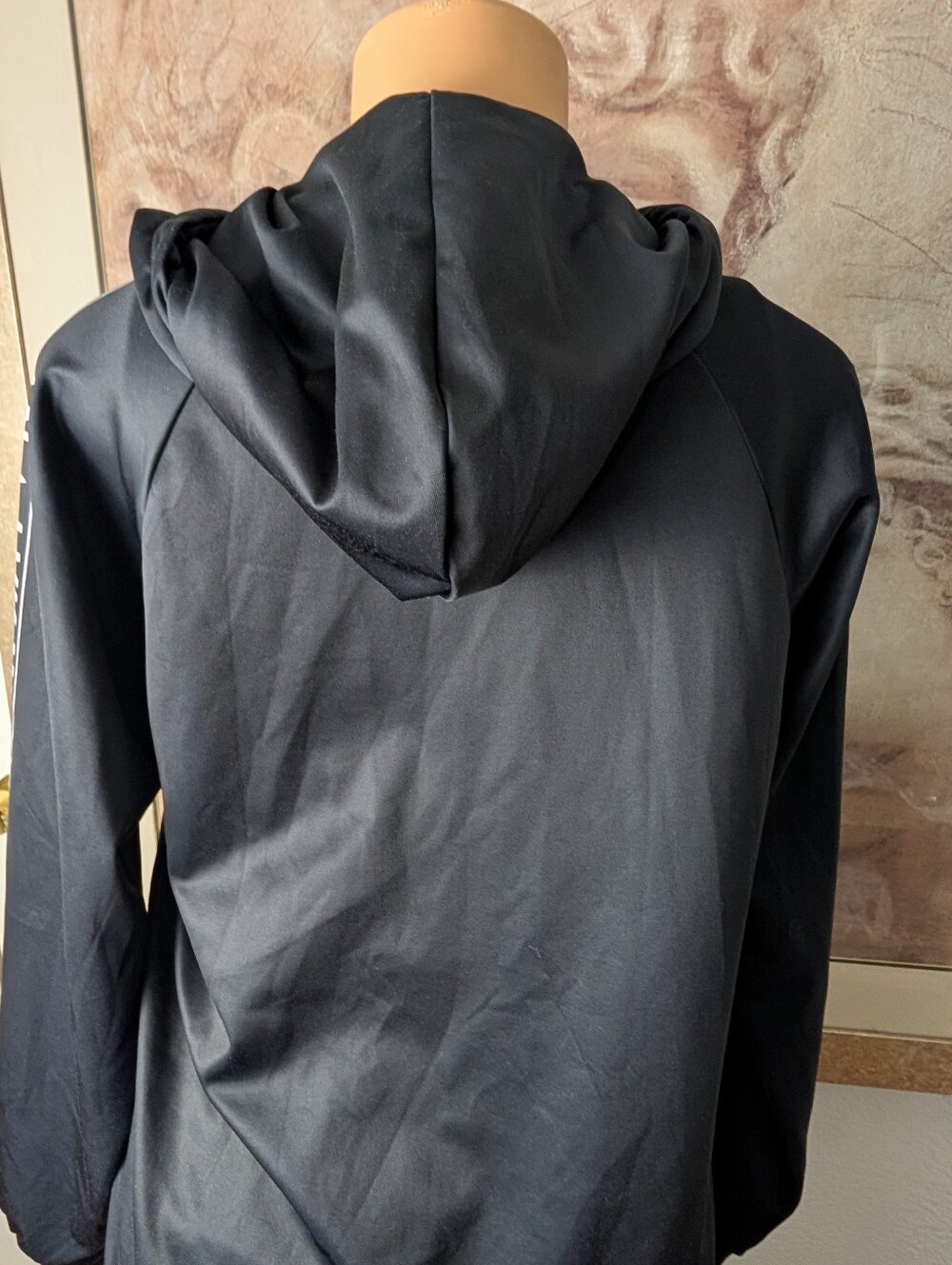 LVK Milan Black Ace Zip-Up Hooded Jacket Men Size S - Picture 6 of 8